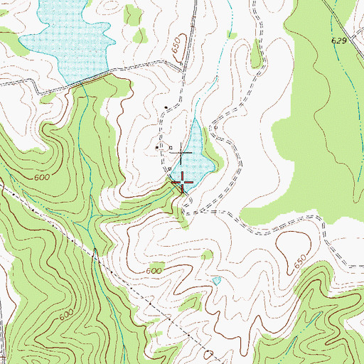 Topographic Map of Shivers Dam Two, GA