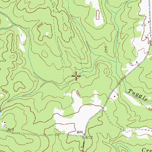 Topographic Map of Reservoir 31, GA