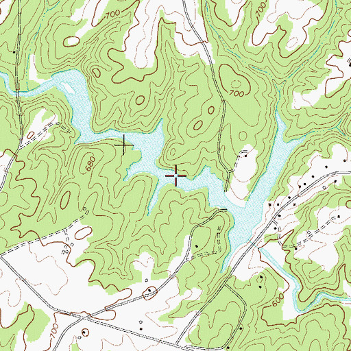 Topographic Map of Reservoir 30, GA