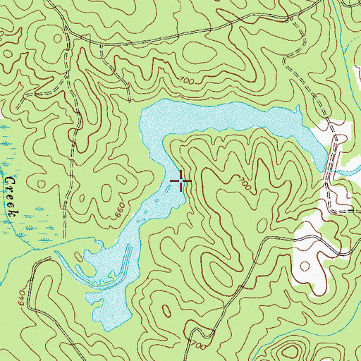 Topographic Map of Reservoir 29, GA