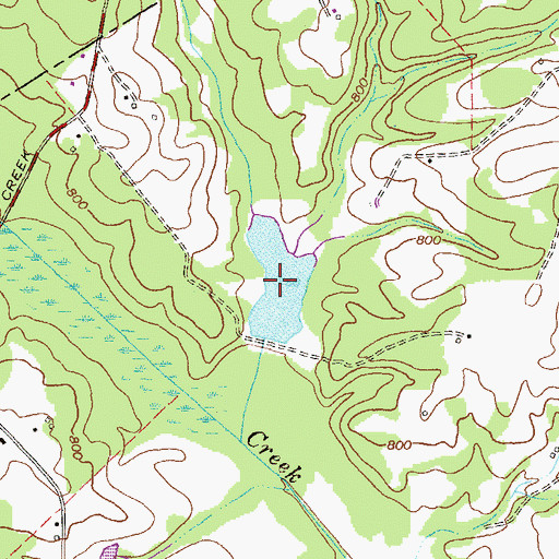 Topographic Map of Dam Number 26, GA