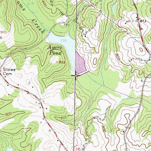 Topographic Map of Reservoir 11, GA