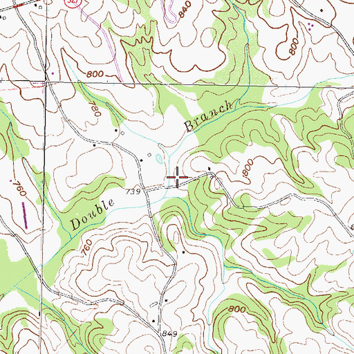 Topographic Map of Reservoir 28, GA