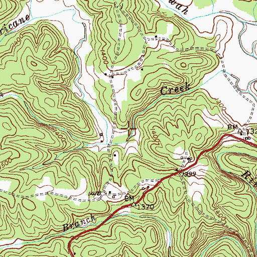 Topographic Map of Etowah River Watershed Number 26 Dam, GA