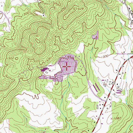 Topographic Map of Rendering Plant Lake, GA