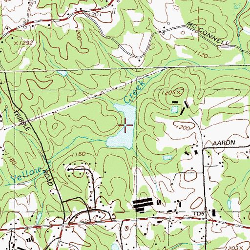 Topographic Map of Reservoir 30-A, GA