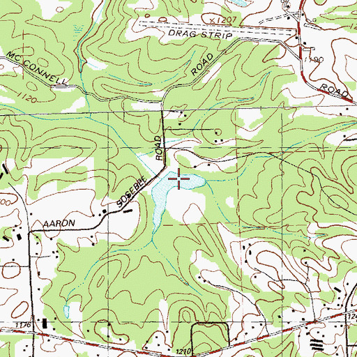 Topographic Map of Reservoir 30-B, GA