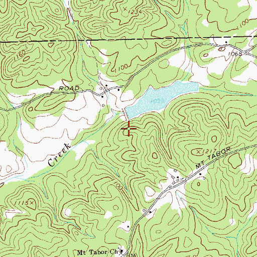 Topographic Map of Etowah River Structure Number Four Dam, GA