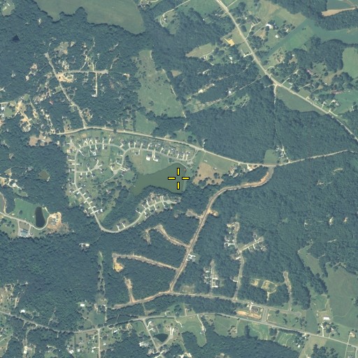 Aerial/Satellite Image of Cruce Dam, GA