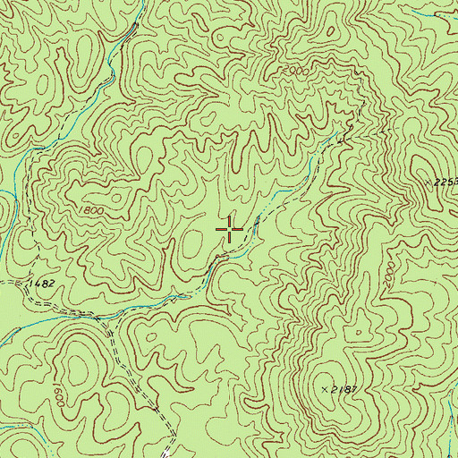 Topographic Map of Lovejoy Lake Dam, GA