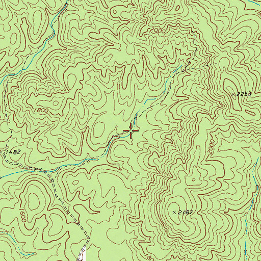 Topographic Map of Lovejoy Lake, GA