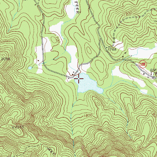 Topographic Map of Montag Lake Dam, GA