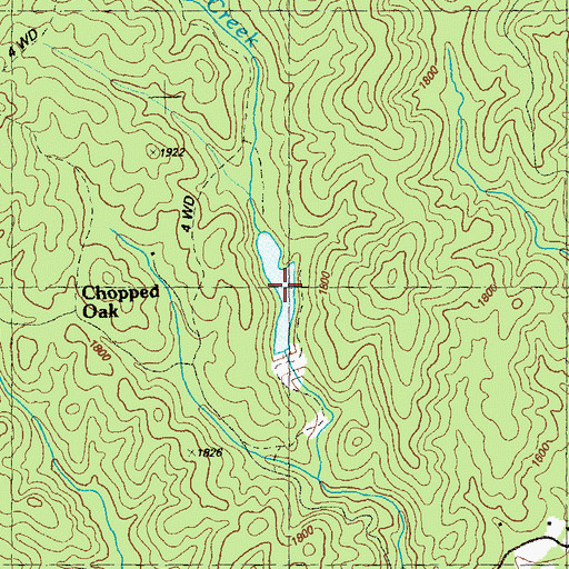 Topographic Map of Jones Lake, GA