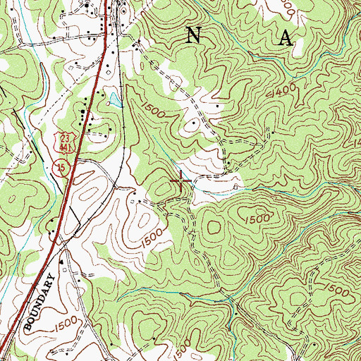 Topographic Map of Hardman Dam, GA