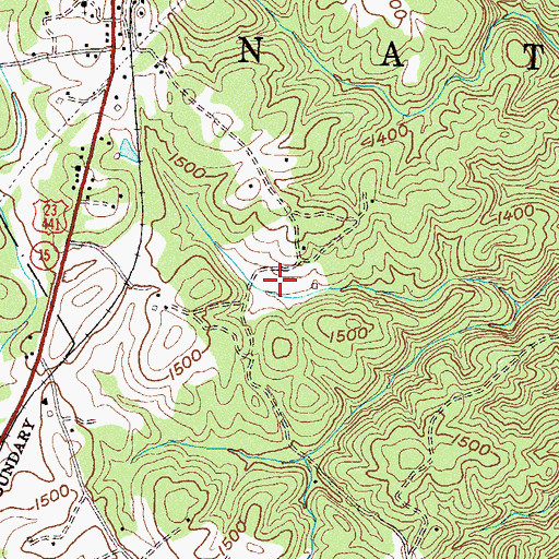 Topographic Map of Hardman Lake, GA