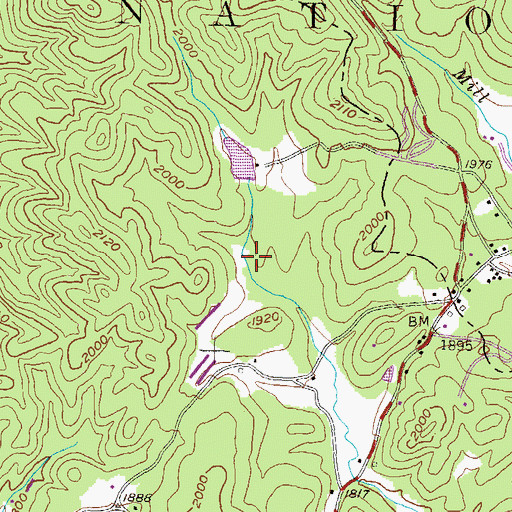 Topographic Map of Sportsman Club Lake, GA