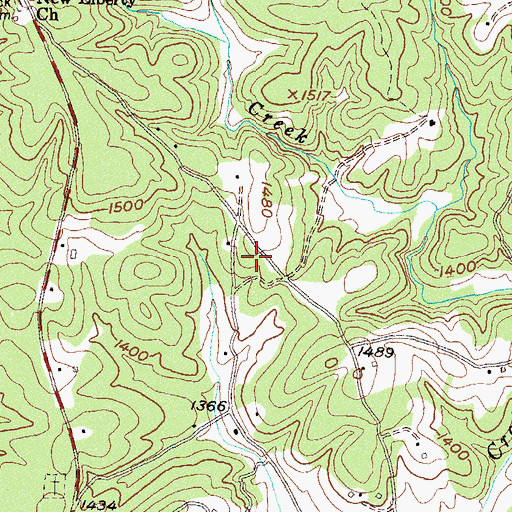 Topographic Map of Soquee River Structure 29 Dam, GA