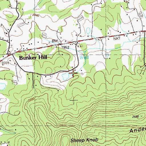 Topographic Map of George Lake Dam, GA