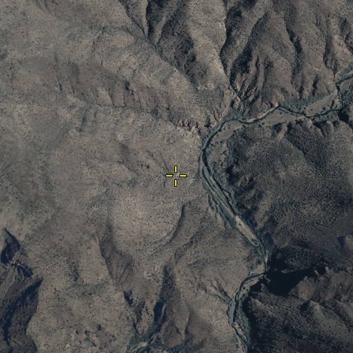 Aerial/Satellite Image of Rock Basin Spring, AZ