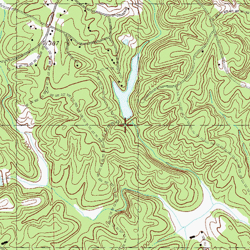 Topographic Map of Sharp Mountain Watershed Dam Number 31, GA