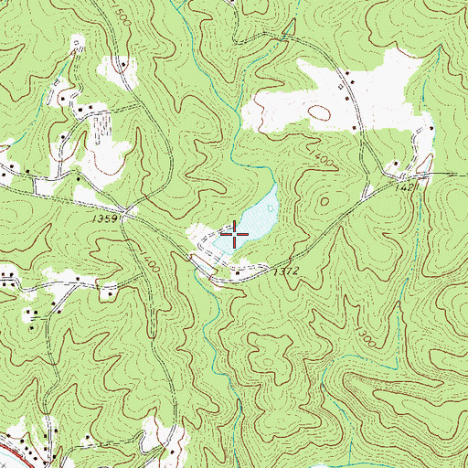 Topographic Map of Long Swamp Creek Watershed Dam Number Eight, GA