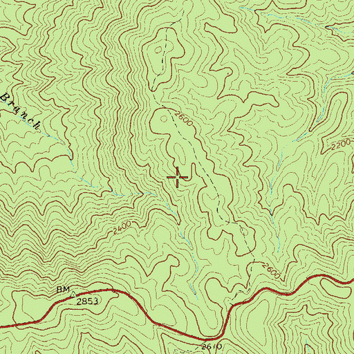 Topographic Map of McDaniel Lake, GA