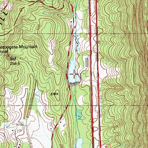 Topographic Map of Griffin Lake, GA
