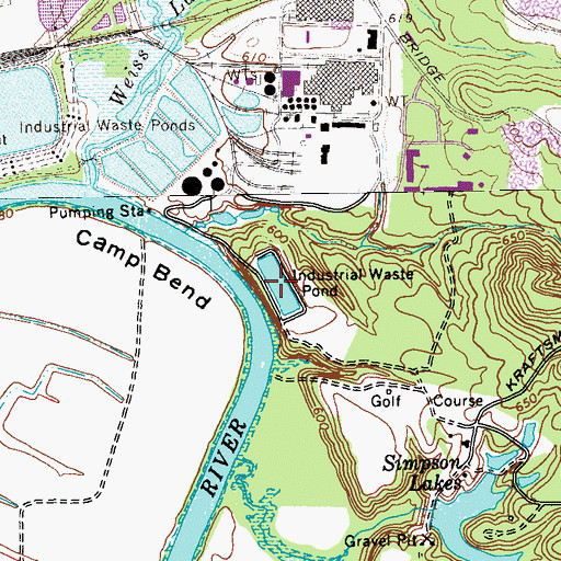 Topographic Map of Heavy Liquor Pond, GA