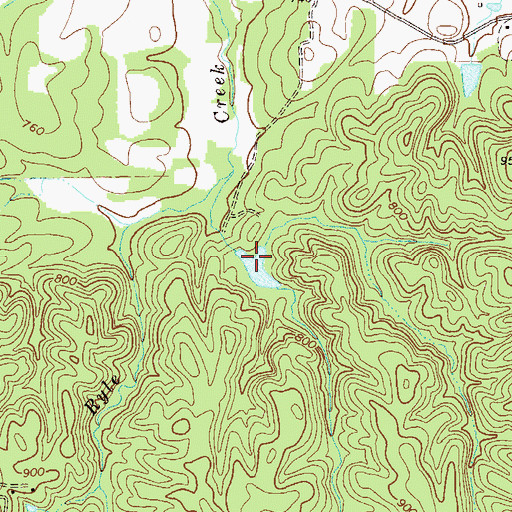 Topographic Map of Conner Lake, GA