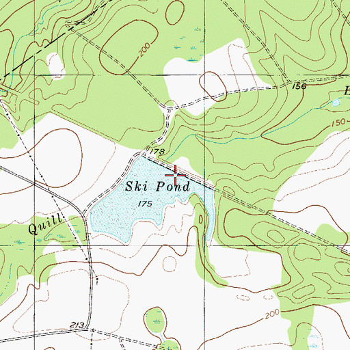 Topographic Map of Millhaven Lake Number Two Dam, GA