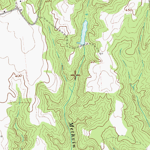 Topographic Map of Balkcom Lake Dam, GA