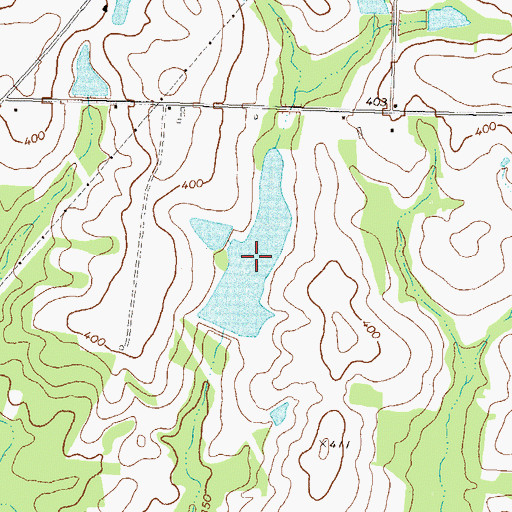 Topographic Map of Story Lake, GA