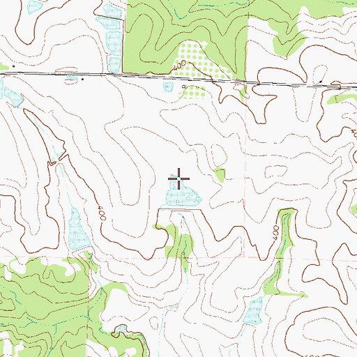 Topographic Map of Youngblood Lake, GA