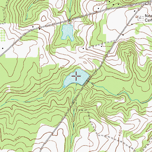 Topographic Map of Lake Doris, GA