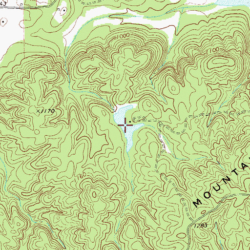 Topographic Map of Hobson Lake, GA