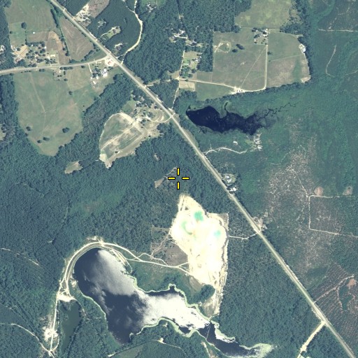 Aerial/Satellite Image of Lindsey Lake Dam, GA