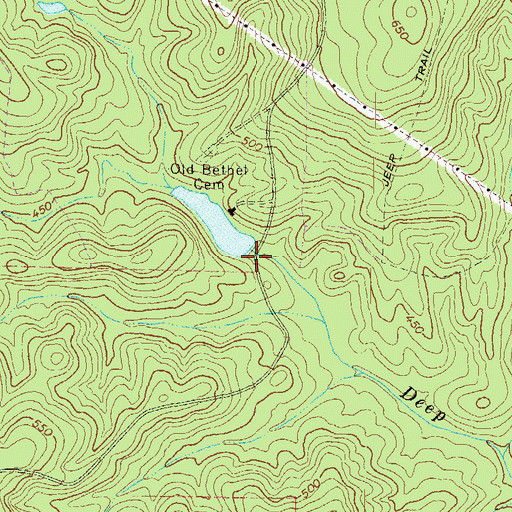 Topographic Map of J K Hogan Dam, GA