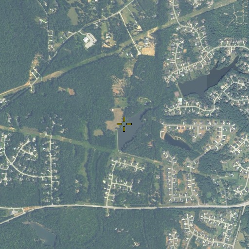 Aerial/Satellite Image of Flakes Dam, GA