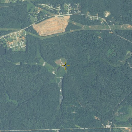 Aerial/Satellite Image of Camp Orr Dam, GA