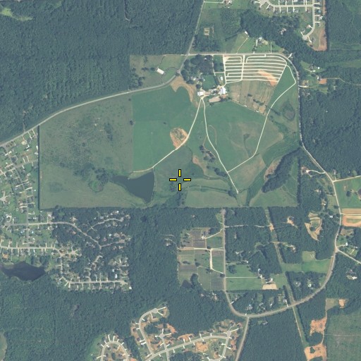 Aerial/Satellite Image of Schinder Dam, GA
