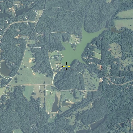 Aerial/Satellite Image of Kelley Lake Dam, GA