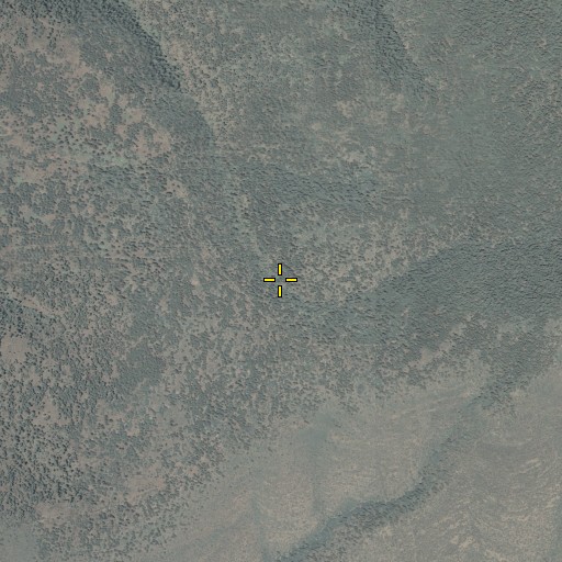 Aerial/Satellite Image of Rose Spring, AZ