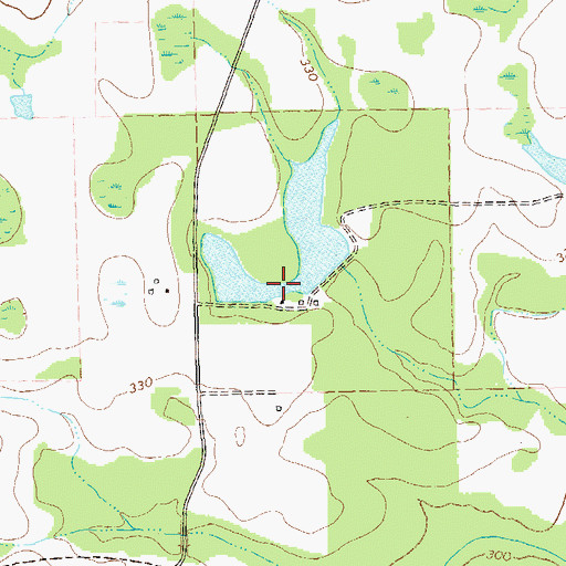 Topographic Map of Wilson Lake, GA