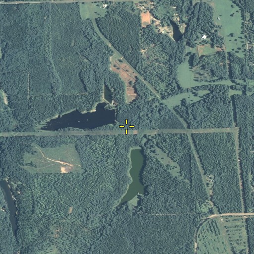 Aerial/Satellite Image of Childers Lake Dam, GA