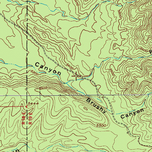 Topographic Map of Rough Canyon, AZ