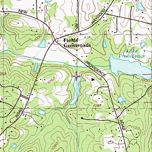 Topographic Map of Eads Dam, GA