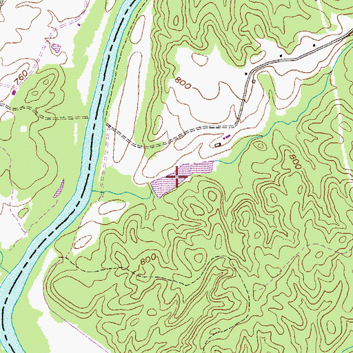 Topographic Map of Jones Ferry Road Lake, GA