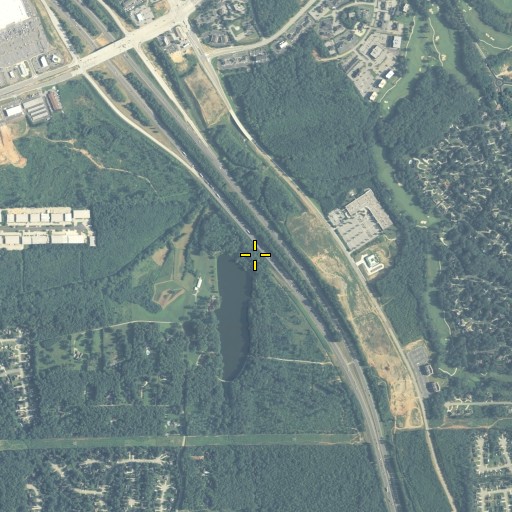 Aerial/Satellite Image of Davis Dam, GA