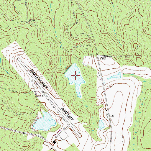 Topographic Map of Cook Lake North, GA
