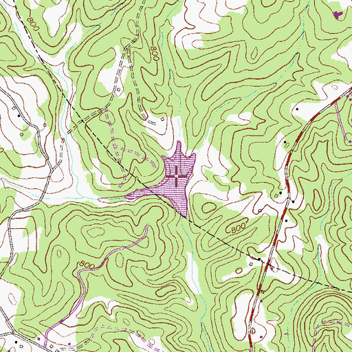 Topographic Map of Reservoir 30, GA